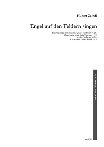 Engel auf den Feldern singen